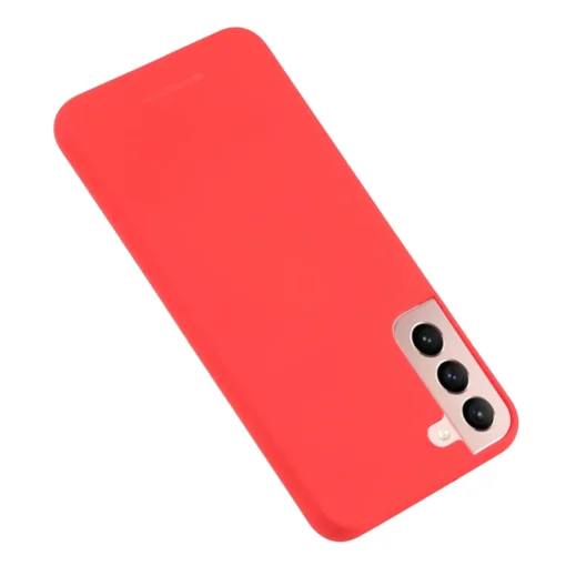 Samsung S22 umbris Goospery Soft Feeling silikoonist Red 1