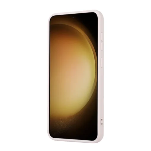 Samsung S22 umbris kunstnahast kaelapaela ja kaarditaskuga Beige 2