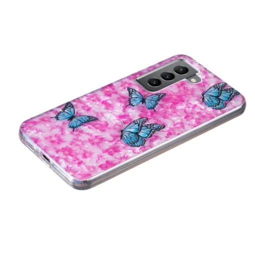 Samsung S22 umbris silikoonist Colorful Butterfly 2