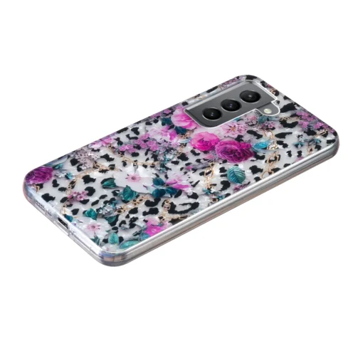 Samsung S22 umbris silikoonist Leopard Flower 2