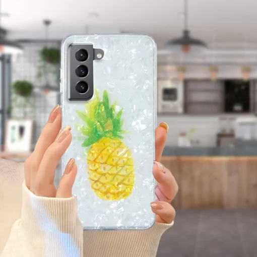 Samsung S22 umbris silikoonist Pineapple 4