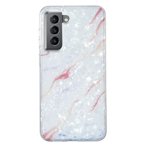 Samsung S22 umbris silikoonist White Marble 1