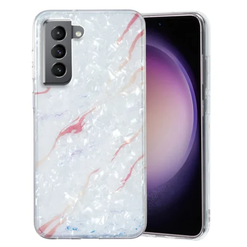 Samsung S22 umbris silikoonist White Marble