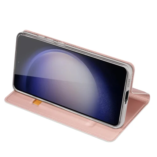 Samsung S24 PLUS kaaned kunstnahast Dux Ducis Skin Pro roosa 4