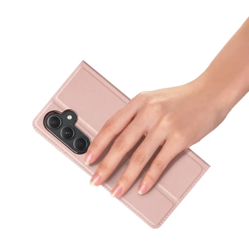Samsung S24 PLUS kaaned kunstnahast Dux Ducis Skin Pro roosa 6