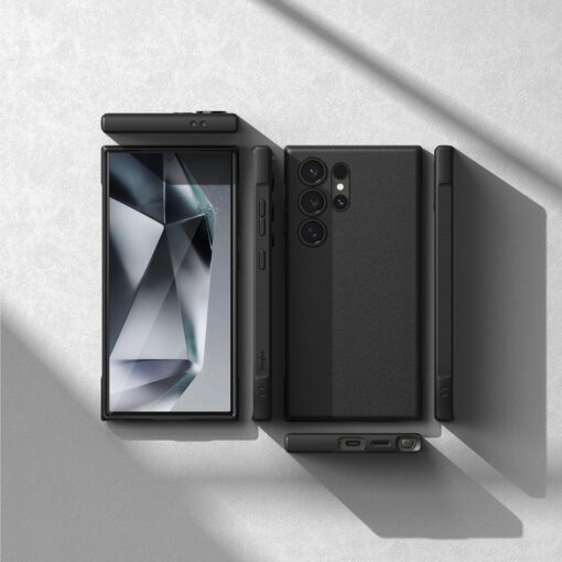Samsung S24 ULTRA umbris MagSafe silikoonist serva ja plastikust tagusega Ringke Onyx Magnetic must 7