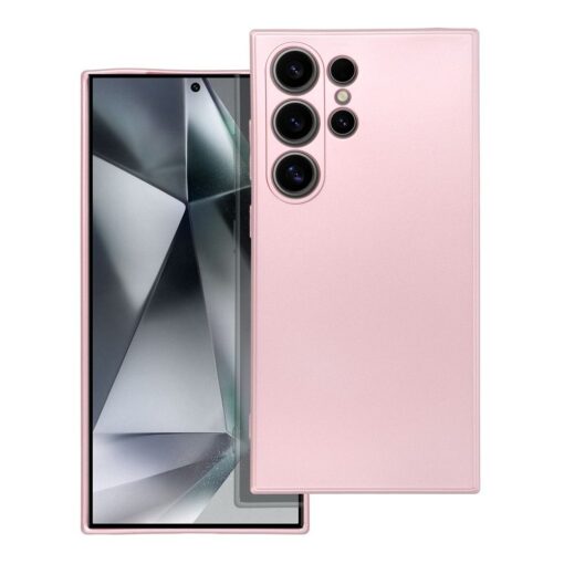 Samsung S24 ULTRA umbris silikoonist METALLIC roosa