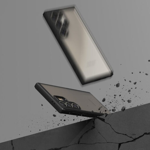 Samsung S24 ULTRA umbris silikoonist serva ja plastikust tagusega Ringke Fusion Bold must 7