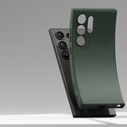 Samsung S24 ULTRA umbris silikoonist serva ja plastikust tagusega Ringke Onyx tume roheline 4