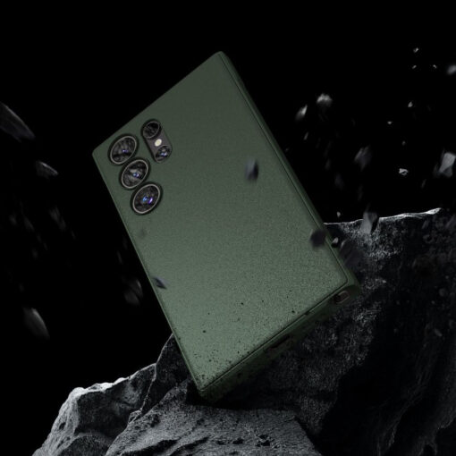 Samsung S24 ULTRA umbris silikoonist serva ja plastikust tagusega Ringke Onyx tume roheline 9