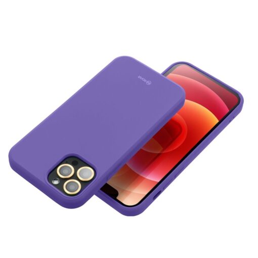 Samsung S24 umbris silikoonist Roar Colorful Jelly lilla 1