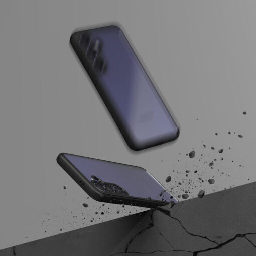 Samsung S24 umbris silikoonist serva ja plastikust tagusega Ringke Fusion Bold must 9