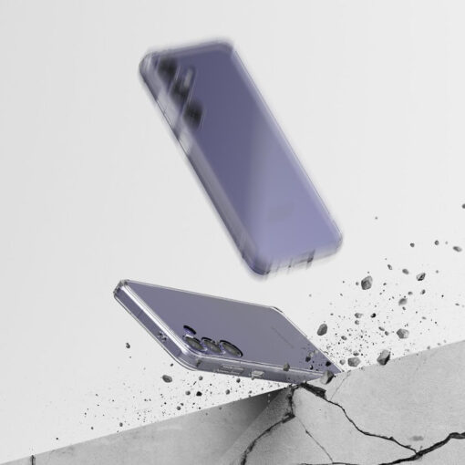 Samsung S24 umbris silikoonist serva ja plastikust tagusega Ringke Fusion labipaistev 5