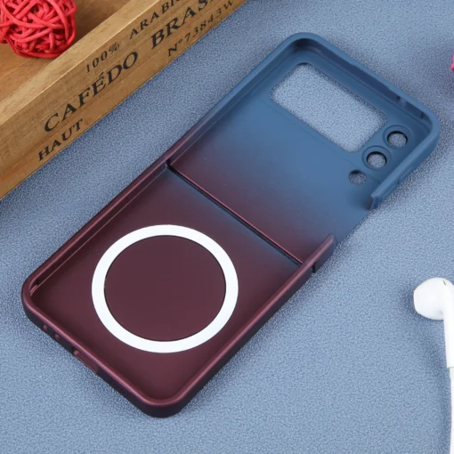 Samsung Z Flip 3 kaaned plastikust MagSafe Blue Purple 2