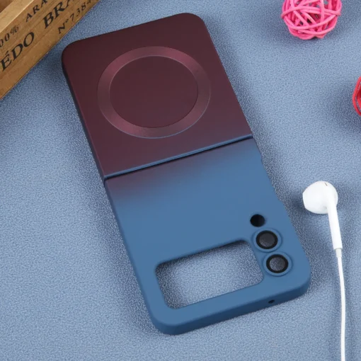 Samsung Z Flip 3 kaaned plastikust MagSafe Blue Purple 3