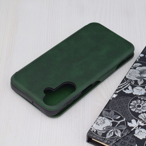Samsung A15 kaaned kaarditaskuga Safe Wallet Plus roheline 3