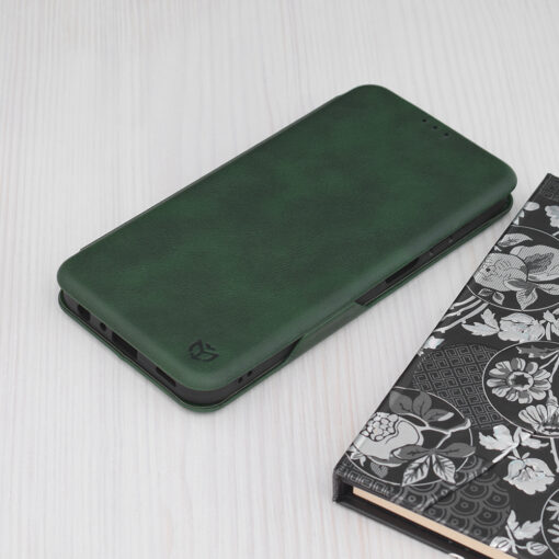 Samsung A25 kaaned kaarditaskuga Safe Wallet Plus roheline 3