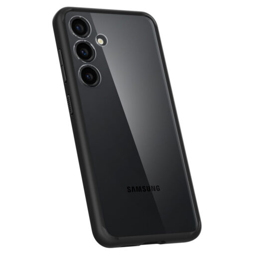 Samsung S24 PLUS umbris Spigen Ultra Hybrid plastikust taguse ja silikoonist raamiga must 6