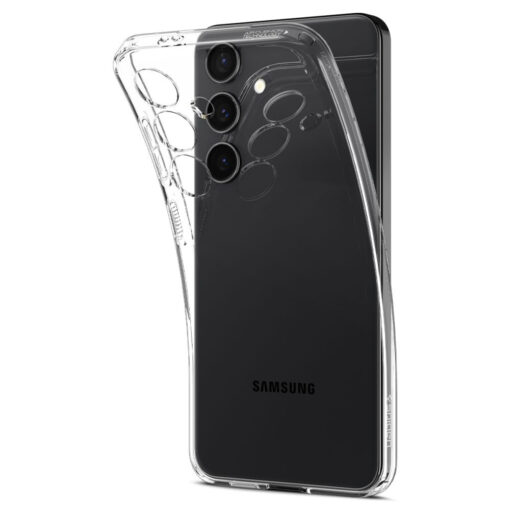 Samsung S24 umbris Spigen Liquid Crystal silikoonist labipaistev 6