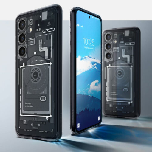 Samsung S24 umbris Spigen Ultra Hybrid plastikust taguse ja silikoonist raamiga Zero One 10