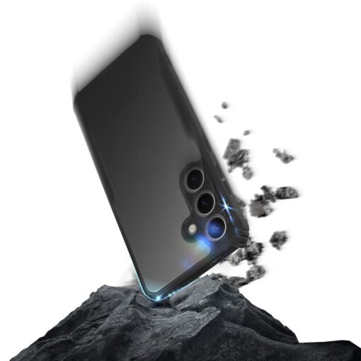 Samsung A15 umbris plastikust ja silikoonist Anti Drop must 2