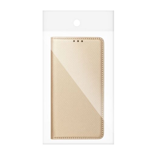 Samsung A25 kaaned kunstnahast Smart Case kuldne 6