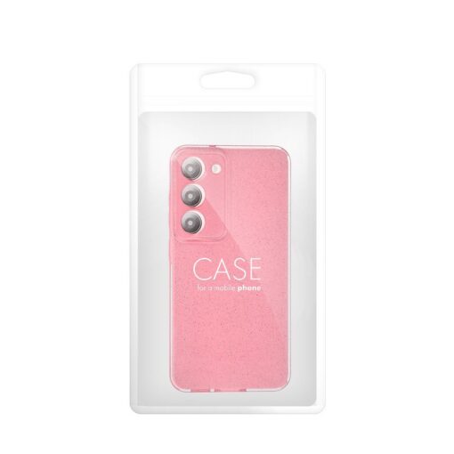Samsung A25 umbris silikoonist CLEAR CASE 2mm BLINK roosa 4