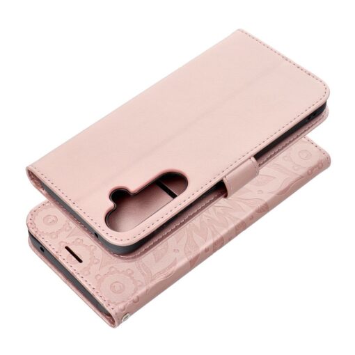 Samsung A35 kaaned kunstnahast MEZZO mandala roosa 1