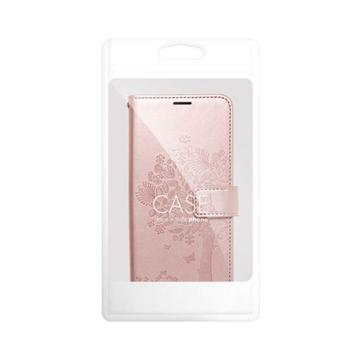 Samsung A35 kaaned kunstnahast MEZZO puu roosa 11