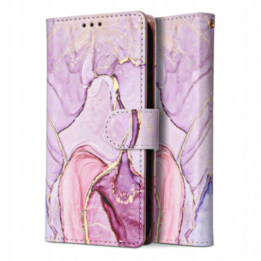 Samsung A35 kaaned kunstnahast kaarditaskutega wallet marble 2