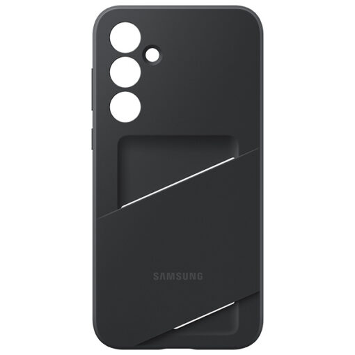 Samsung A35 umbris Card Slot kaarditaskuga silikoonist must EF OA356TBEGWW 1