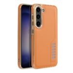 Samsung-A35-umbris-silikoonist-ja-kunstnahast-MILANO-pruun