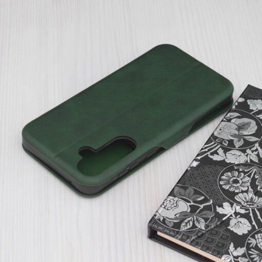 Samsung A55 kaaned kaarditaskuga Safe Wallet Plus roheline 4