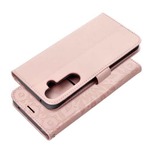 Samsung A55 kaaned kunstnahast MEZZO mandala roosa 1