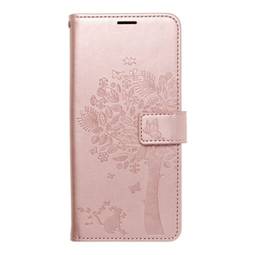Samsung A55 kaaned kunstnahast MEZZO puu roosa 3