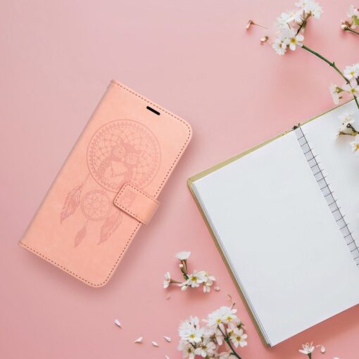 Samsung A55 kaaned kunstnahast MEZZO unenaopuudja roosa 5