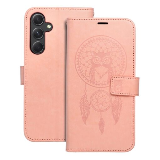 Samsung A55 kaaned kunstnahast MEZZO unenaopuudja roosa