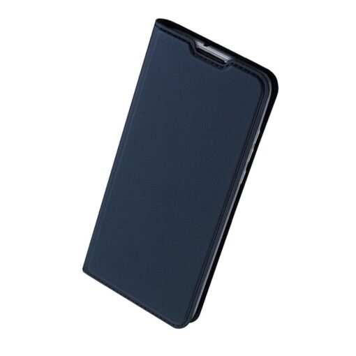 Samsung A55 kunstnahast kaaned kaarditaskuga DUX DUCIS Skin Pro sinine