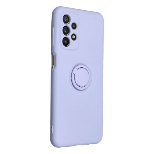 Samsung A55 umbris SILICONE RING silikoonist violetne 4
