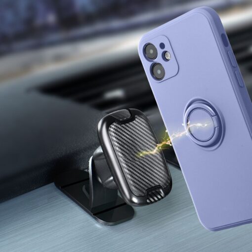 Samsung A55 umbris SILICONE RING silikoonist violetne 7