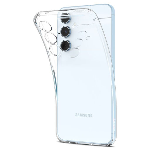 Samsung A55 umbris Spigen Liquid Crystal silikoonist labipaistev 12
