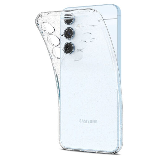Samsung A55 umbris Spigen Liquid Crystal silikoonist sadelev labipaistev 10