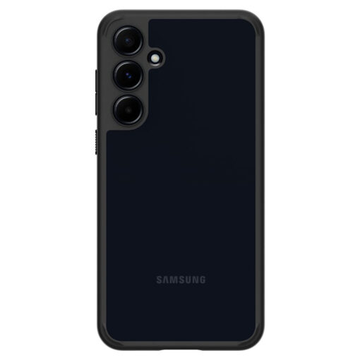 Samsung A55 umbris Spigen Ultra Hybrid plastikust taguse ja silikoonist musta raamiga 8
