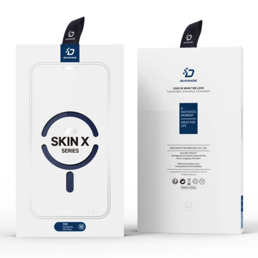 Samsung S24 PLUS kaaned MagSafe tugijalaga Dux Ducis Skin X Pro sinine 4
