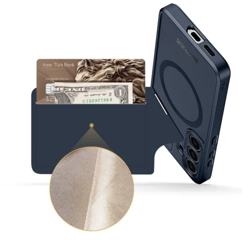 Samsung S24 PLUS umbris 3in1 MagSafe Wallet RFID Dux Ducis Rafi sinine 10