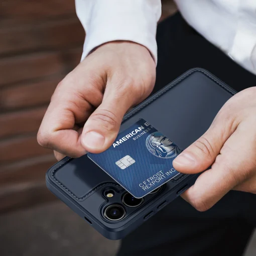 Samsung S24 PLUS umbris 3in1 MagSafe Wallet RFID Dux Ducis Rafi sinine 9