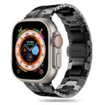 Apple-Watch-42444549-mm-rihm-Stainless-Line-roostevabast-terasest-must