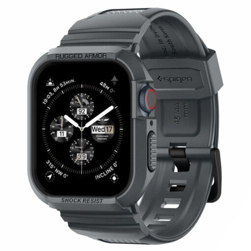 Apple Watch 4445 mm rihm Rugged Armor Pro silikoonist hall