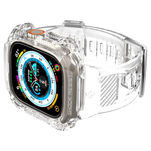 Apple Watch 49 mm rihm Rugged Armor Pro silikoonist kristallselge 8