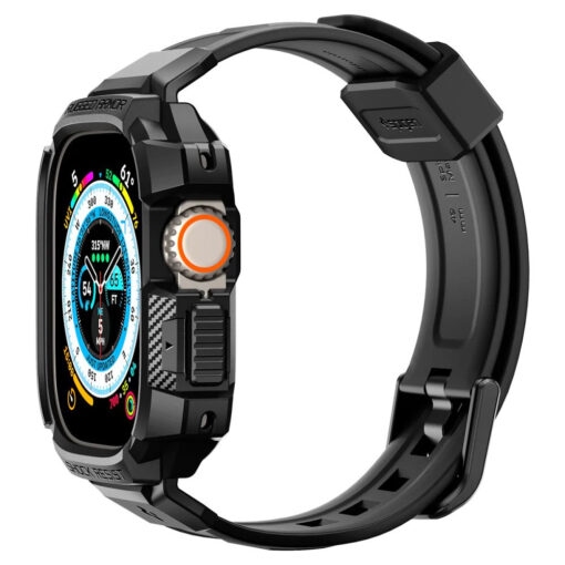 Apple Watch 49 mm rihm Rugged Armor Pro silikoonist must 13